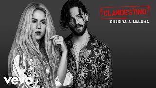 Shakira, Maluma - Clandestino (Audio Oficial)