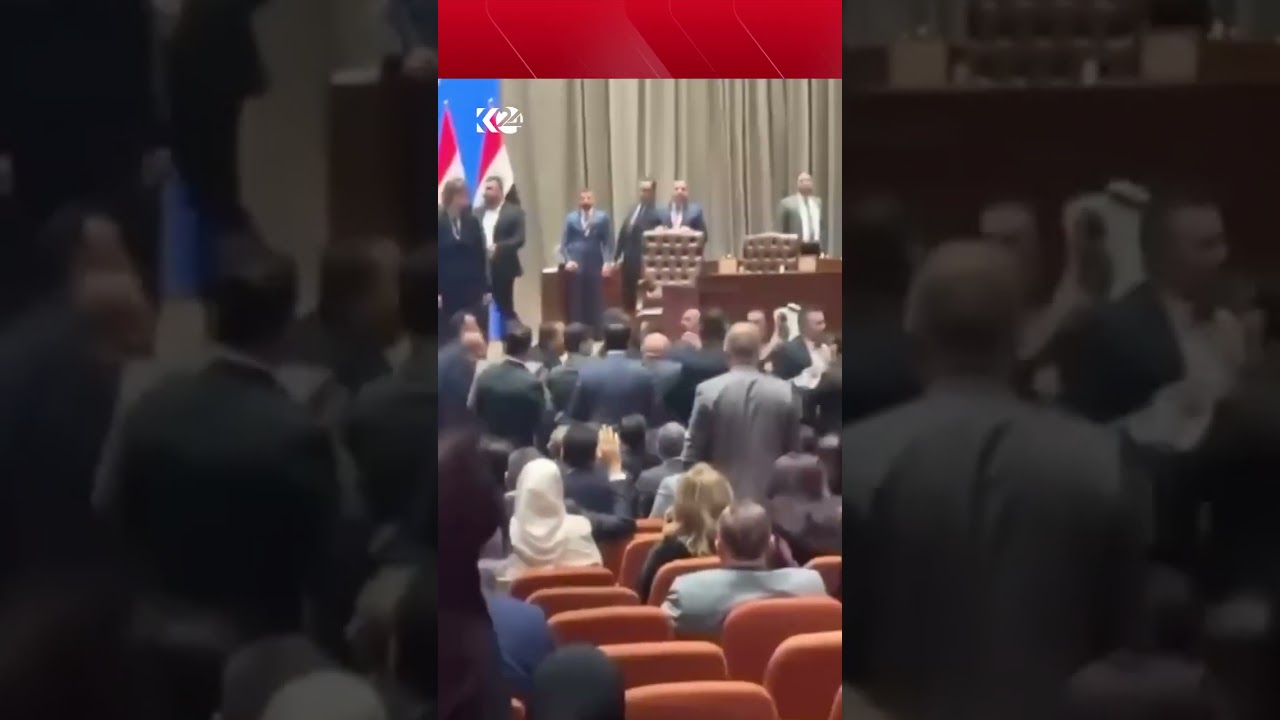 ڤیدیۆ | لەسەر دەنگدان بە وەزیری ناوخۆ ئەندامانی پەرلەمانی عێراق بە بۆکس لە یەکدی دەدەن
