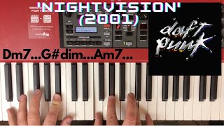 Nightvision - Daft Punk (Keyboard cover and tutorial)
