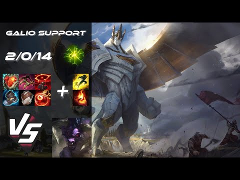 SUPPORT Galio vs Alistar - EU Challenger Patch 14.21