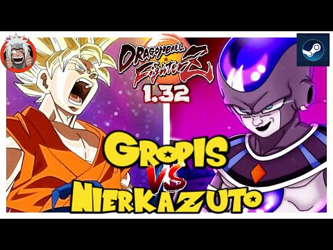 DBFZ NieR_Kazuto vs Gropis (GokuSSJ, VegetoSSB, GogetaSS4) Vs (SuperBaby2, Frieza, Beerus)