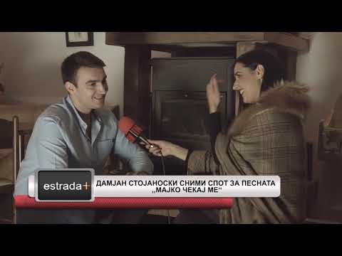 Estradaplus 13 11 2018   Damjan Stojanoski snimi spot za pesnata Majko cekaj me