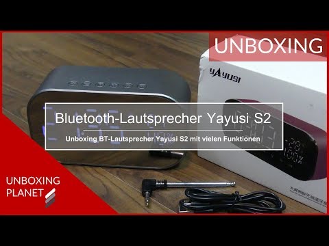 Bluetooth-Lautsprecher Yayusi S2 mit vielen Funktionen - Unboxing Planet