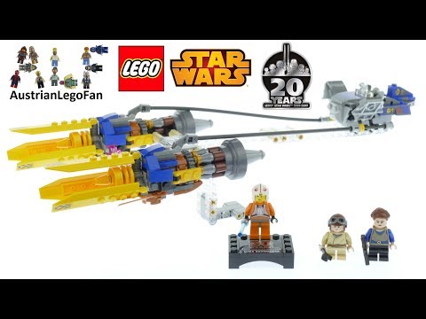 Vidéo LEGO Star Wars 75258 : Le Podracer d'Anakin – Édition 20ème anniversaire