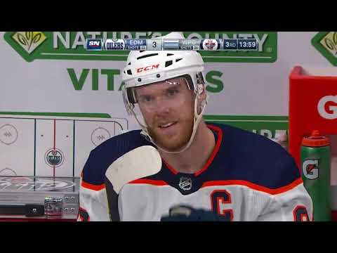 2020/2021 NHL Play Off Game 4 Edmonton Oilers vs  Winnipeg Jets