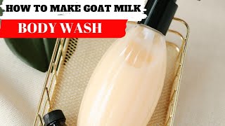How To Make Goat Milk Body Wash | Fair Spotless Glowing Skin 100% Effective