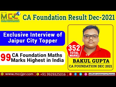 Bakul Gupta topper story