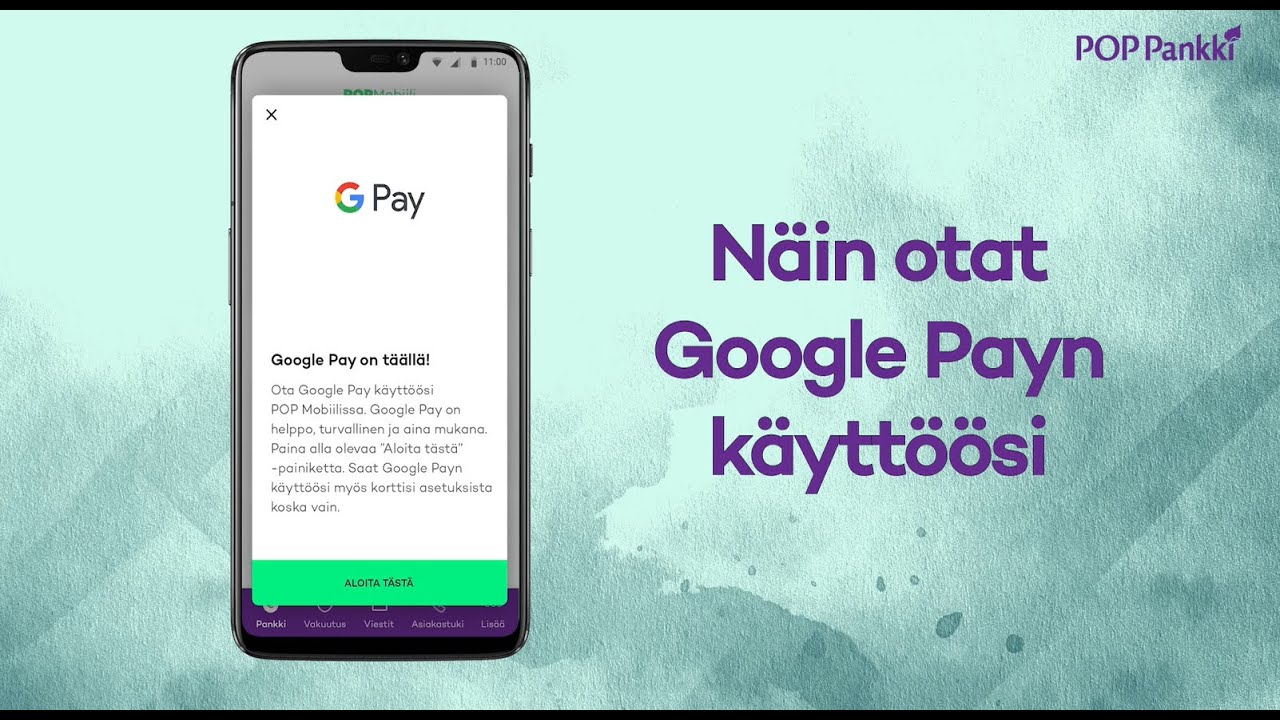 Näin otat Google Payn käyttöösi