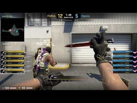 Pov VINI (38/34) CS GO DEMO - NUKE - 22 FURIA VS 25 HEROIC (IEM Global Challenge 17/12/2020)