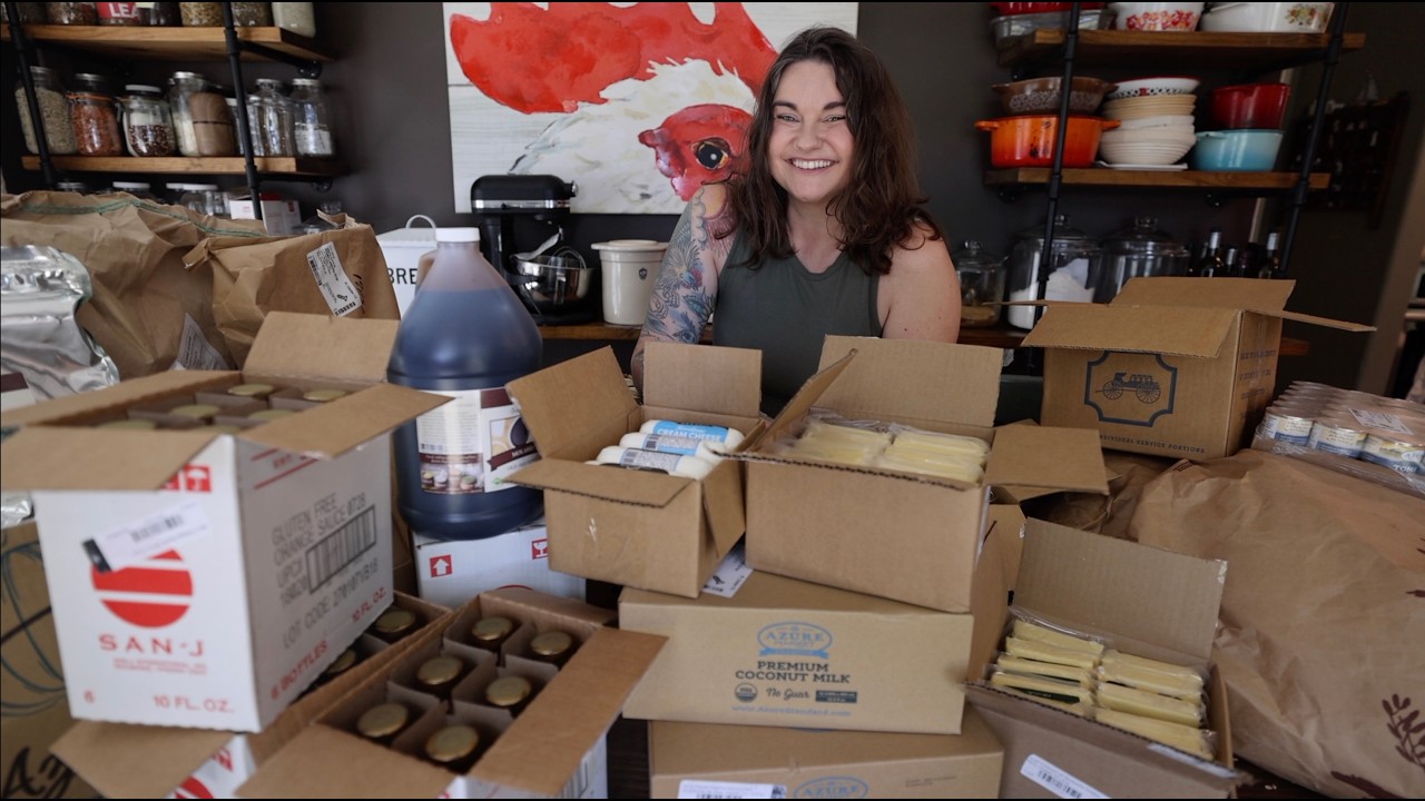 My Largest Azure Standard Bulk Food Order Ever (What I buy & why) | Pantry Stocking