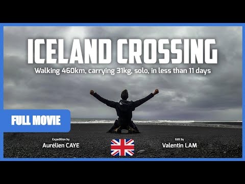 Walking across Iceland solo - FULL MOVIE - English (turn on caption)