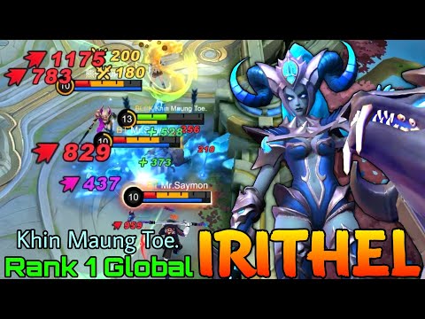 Deadly Crit Damage Irithel Ice Spike! - Top 1 Global Irithel by Khin Maung Toe - Mobile Legends