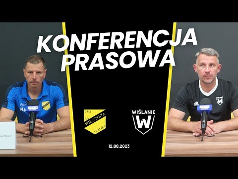 Konferencja po meczu Wieczysta Kraków - Wiślanie Jaśkowice [12.08.2023]