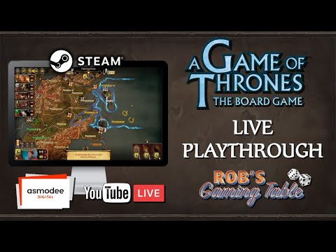 A Game of Thrones: The Board Game Digital Edition Playthrough - YouTube