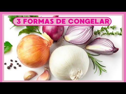 3 WAYS TO FREEZE ONIONS | How to freeze onions in a practical way and without preservatives