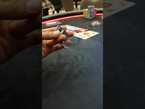 EPT poker dealer, amazing skills, trick with chips