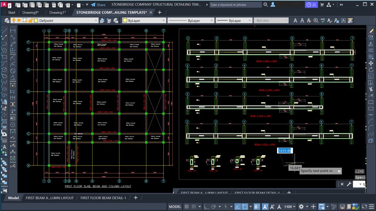 Part 1:  Structural Detailing After ProtaStructure