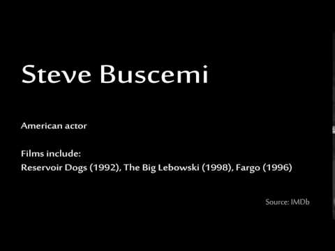 How to pronounce - Steve Buscemi
