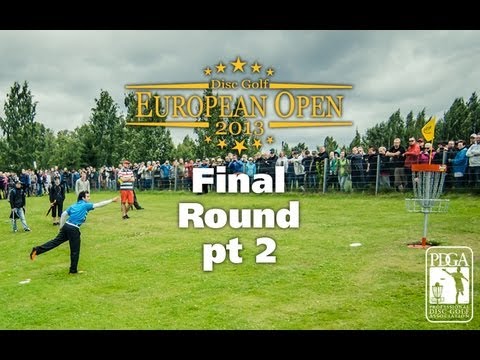 Disc Golf European Open 2013 MPO Final round part 2/3