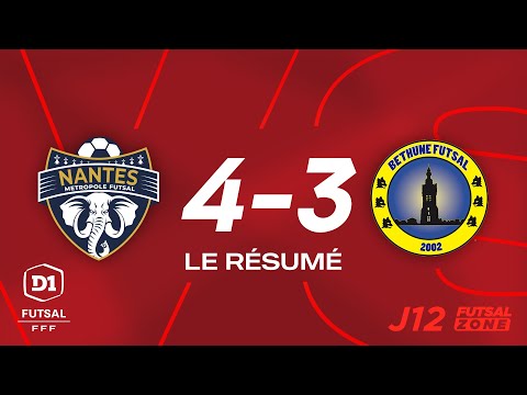D1 Futsal - J12  Nantes Métropole Futsal vs Béthune Futsal