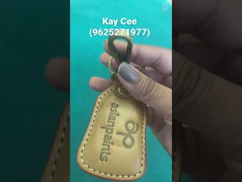 Brown Leather Key Chain, Packaging Type: Packet