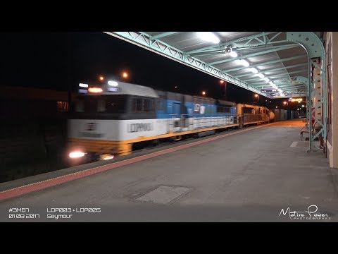 2017 08 01 - Aurizon Intermodal - #3MB7 - LDP003 + LDP005