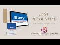 Learn Busy Accounting Software Introduction Installation Of Busy S No 1