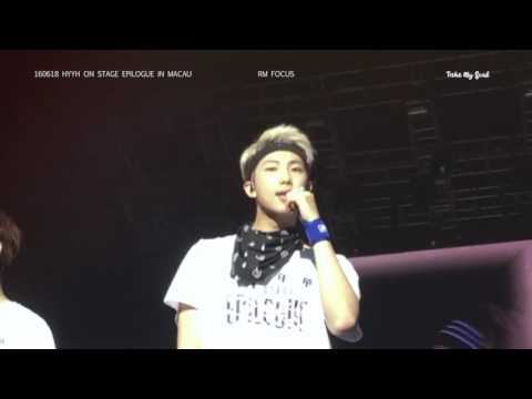 160618 BTS HYYH ON STAGE EPILOGUE IN MACAU - 랩몬스터 RAP MONSTER FOCUS