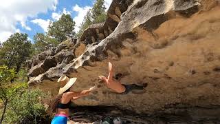 Video thumbnail of Disco Polly, V6. Priest Draw