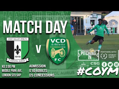 Cray Valley FC Highlights - Cray Valley (PM) FC vs VCD Athletic