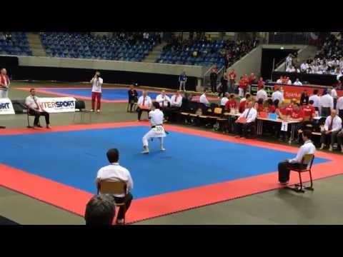 13th SKIF E.C. - Final Kata Gankaku - Daniel Berchtold Switzerland - Fourth place