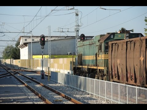 Tovorni vlaki na postaji Murska Sobota