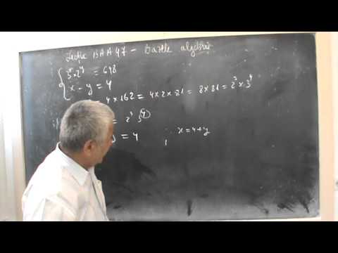 Lectia BAA 47  - Sistem de ecuatii