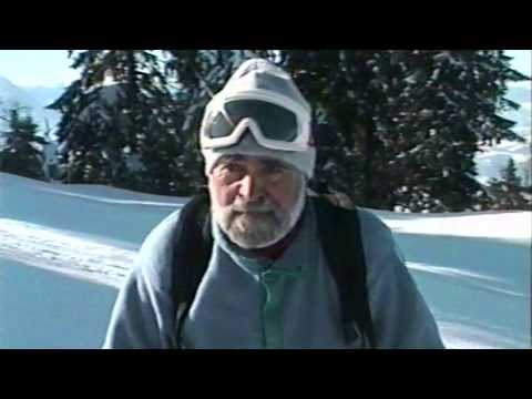 Alexandru Floricioiu filmat de Dan Ionescu la schi in Postavar, iarna 2000