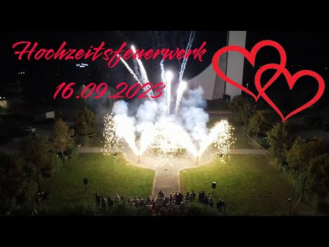 🎆 Hochzeitsfeuerwerk in Himmelkron - 16.09.2023 🎇