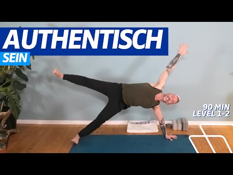 ⏰ 90:00 Minuten Authentisch Sein | Üben des 3-beinigen Vinyasa | Die Praxis auf Dich einstellen
