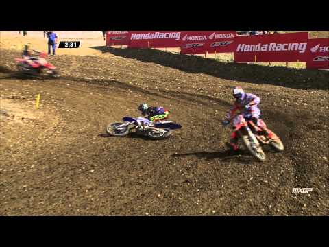 Julien Lieber crash MXGP of France 2015 - motocross