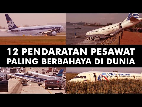 12 Pendaratan Pesawat Paling Berbahaya di Dunia