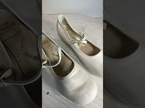 VTG Nurse Mates Kool-Aire Cupid White Slip On Flat Shoe Size US 8.5 Model 085214