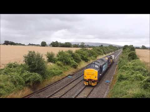 HD DRS 37261 20308 DIT GROW past besford on 6m56 berkeley-crewe flasks 13/8/13