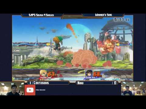 S@PS 31 Wii U Singles - Contusions (Toon Link) vs Kimo (Dark Pit) - Winner's Semis
