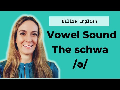The Schwa Sound - the central vowel sound in English  | English Pronunciation