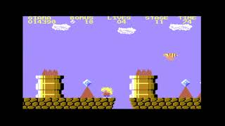 The Great Gianna Sisters (1987) Commodore 64 Gameplay