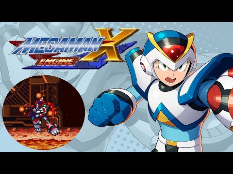 [Fan game] Mega Man X Engine - All characters vs Magma Dragoon