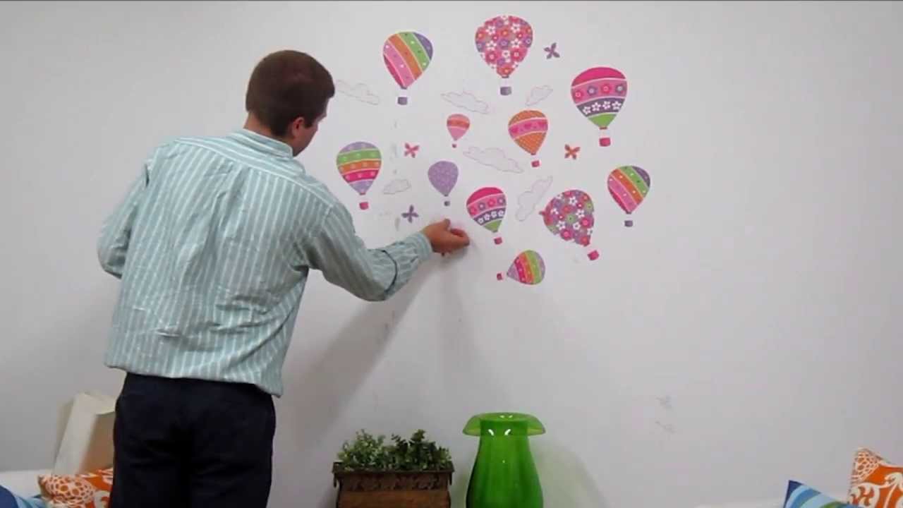 Watch video Hot Air Balloons Wall Decals Now Hot Air Balloons Wall Decals