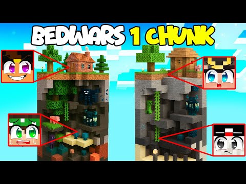 BEDWARS 2 vs 2 in UN SOLO CHUNK - MARCY e NICO vs BADDI e LOCO - MINECRAFT ITA