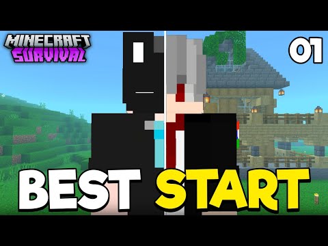 Insane Duo Survival Series: EP1 || The ULTIMATE Minecraft Start! 🔥