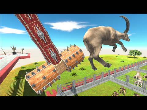 Throw with a big hammer for every animal - Animal Revolt Battle Simulator