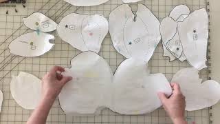 Dogwood Flower Class #2 “ Fusing and background with Melinda Bula