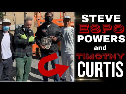 A day with STEVE "ESPO" POWERS (On The Go Magazine, artist) and TIMOTHY CURTIS (artist) 2020